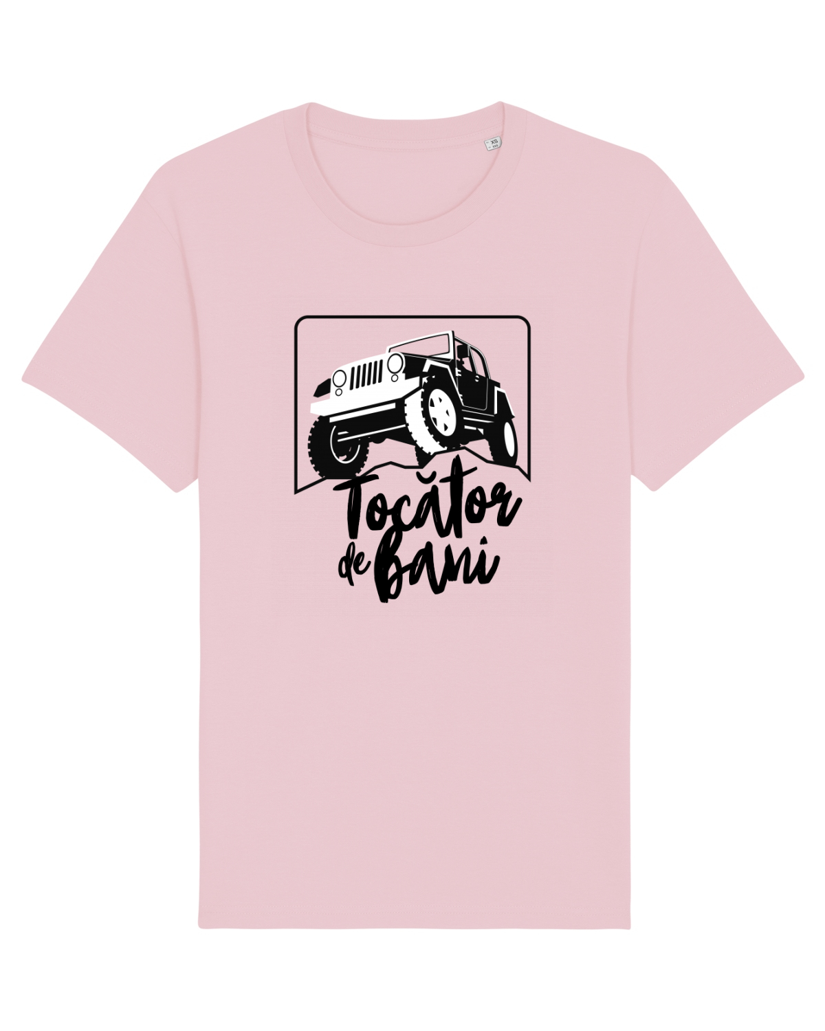 Tricou mânecă scurtă Unisex Rocker Cotton Pink