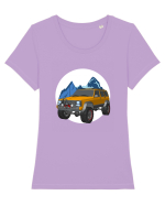 Off Road lover Tricou mânecă scurtă guler larg fitted Damă Expresser