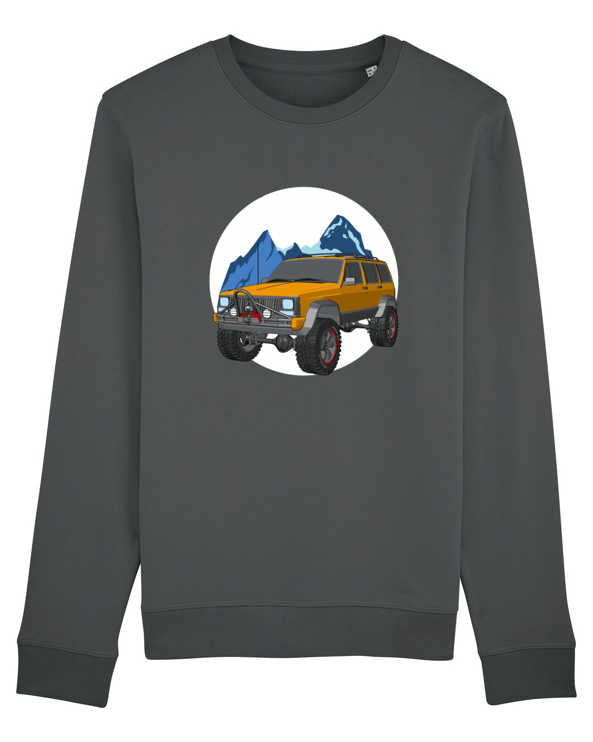 Bluză mânecă lungă Unisex Rise Anthracite