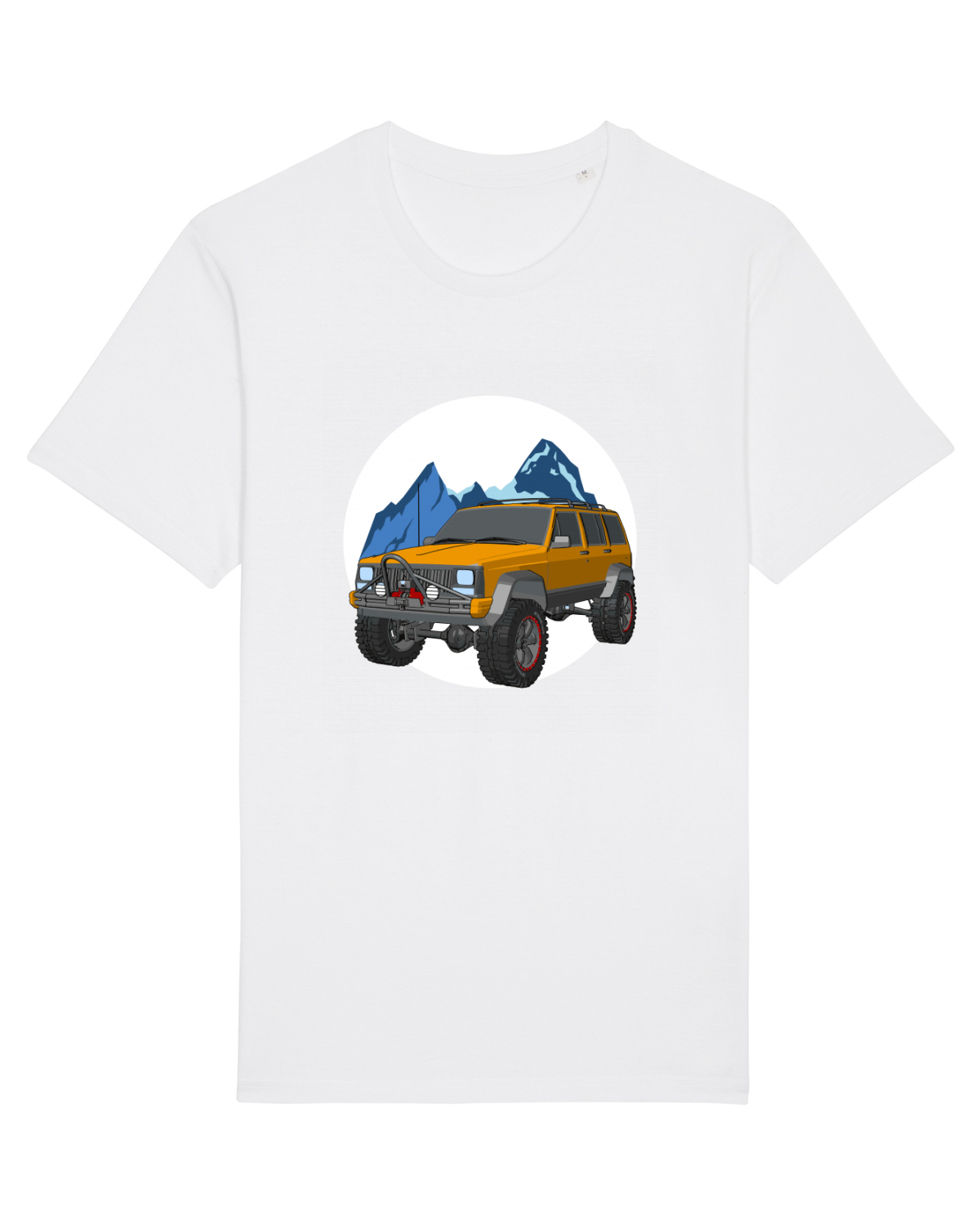 Tricou mânecă scurtă Unisex Rocker White