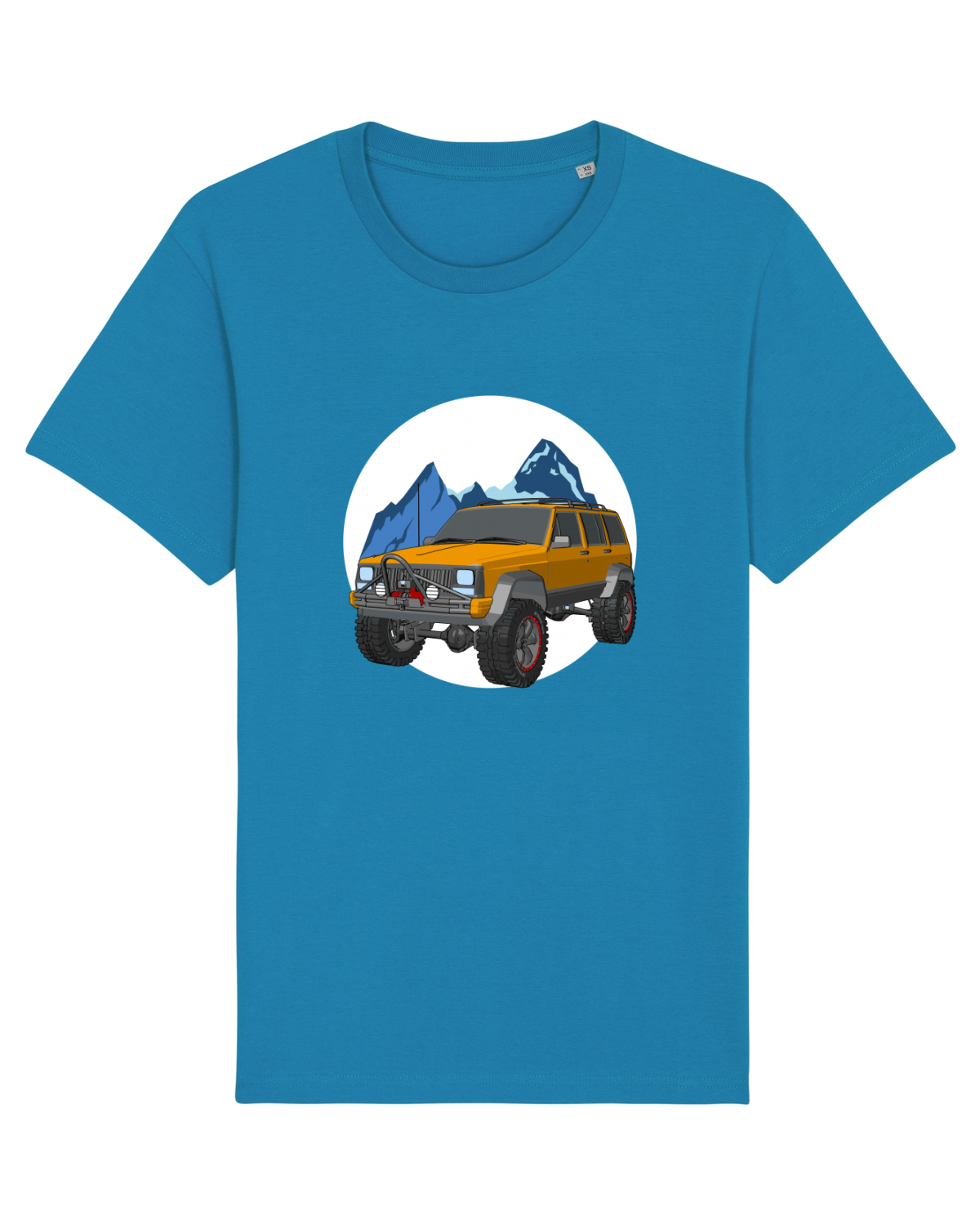 Tricou mânecă scurtă Unisex Rocker Azur