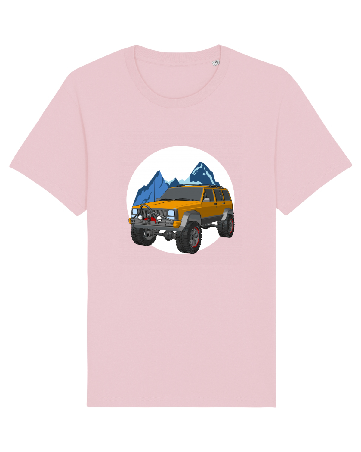 Tricou mânecă scurtă Unisex Rocker Cotton Pink