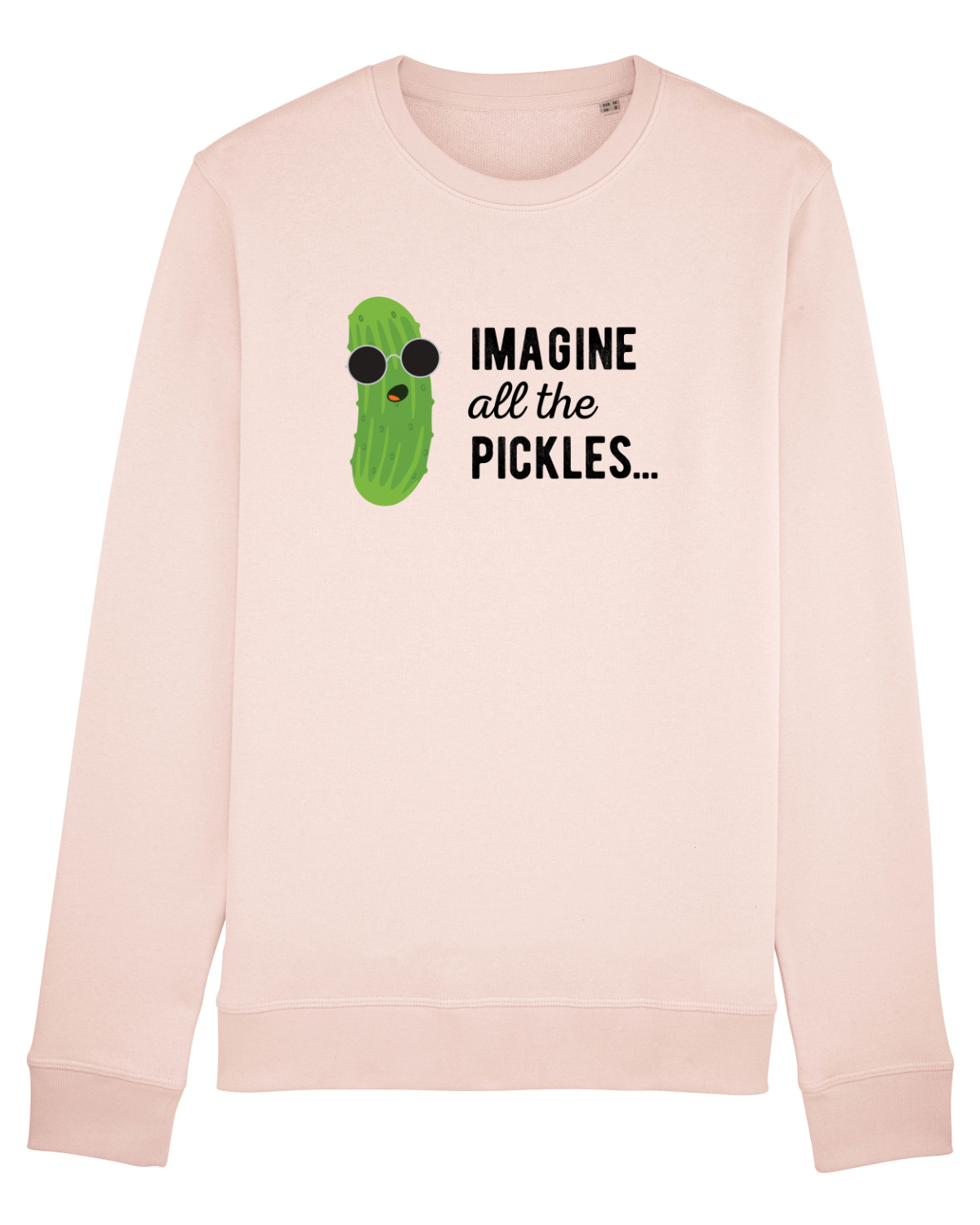 Bluză mânecă lungă Unisex Rise Candy Pink