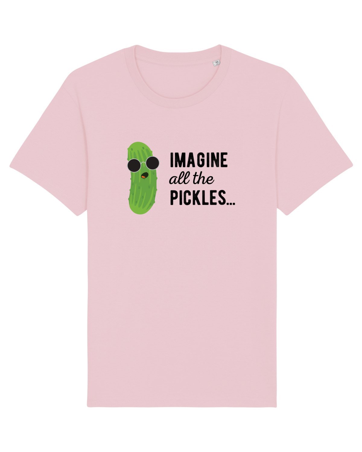 Tricou mânecă scurtă Unisex Rocker Cotton Pink