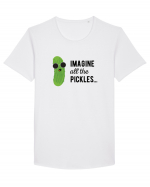 IMAGINE All The Pickels - Parodie Tricou mânecă scurtă guler larg Bărbat Skater