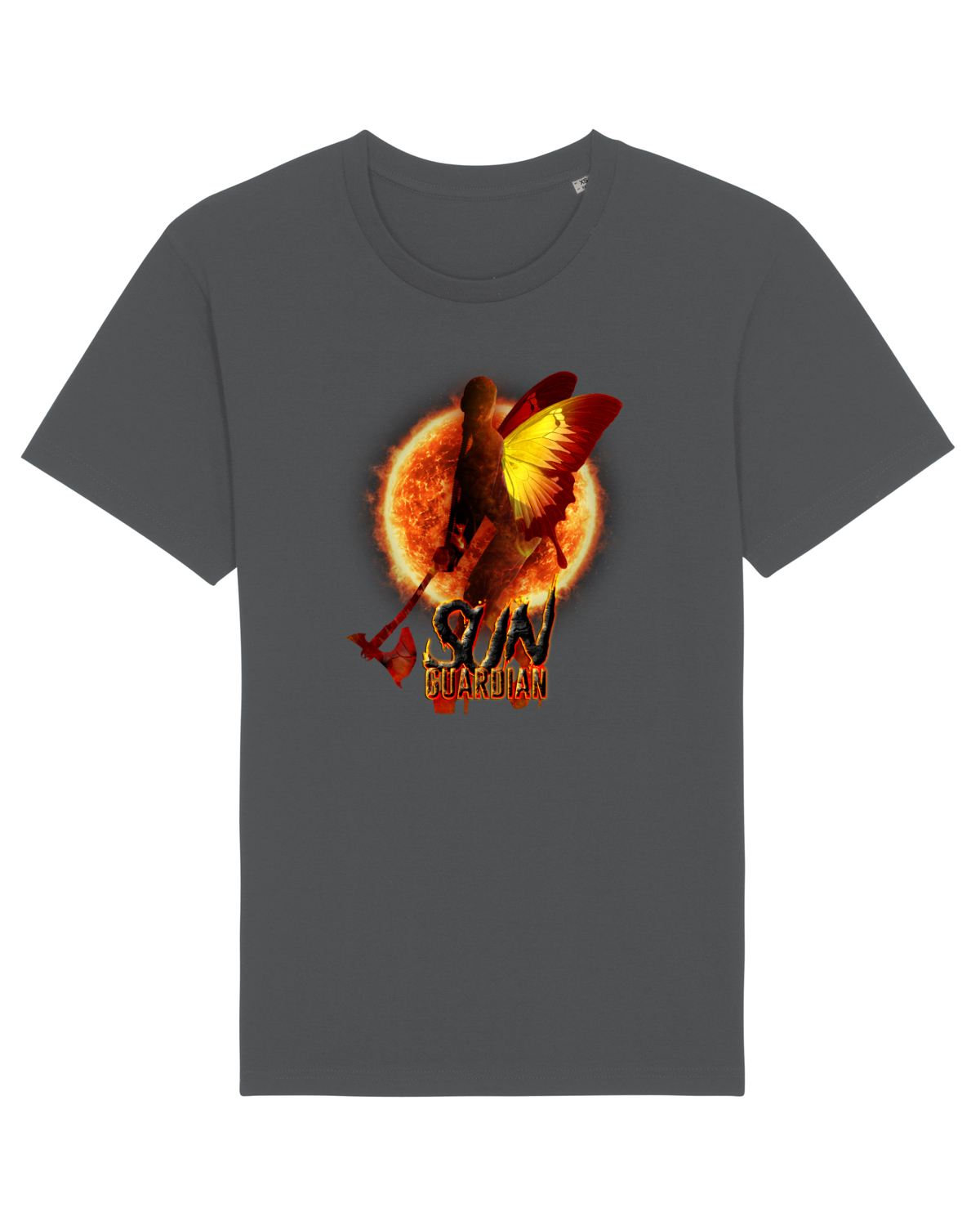 Tricou mânecă scurtă Unisex Rocker Anthracite