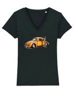  Volkswagen Beetle Tricou mânecă scurtă guler V Damă Evoker