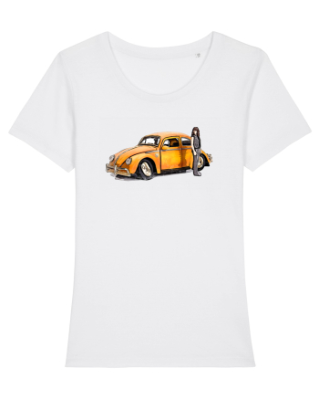  Volkswagen Beetle White