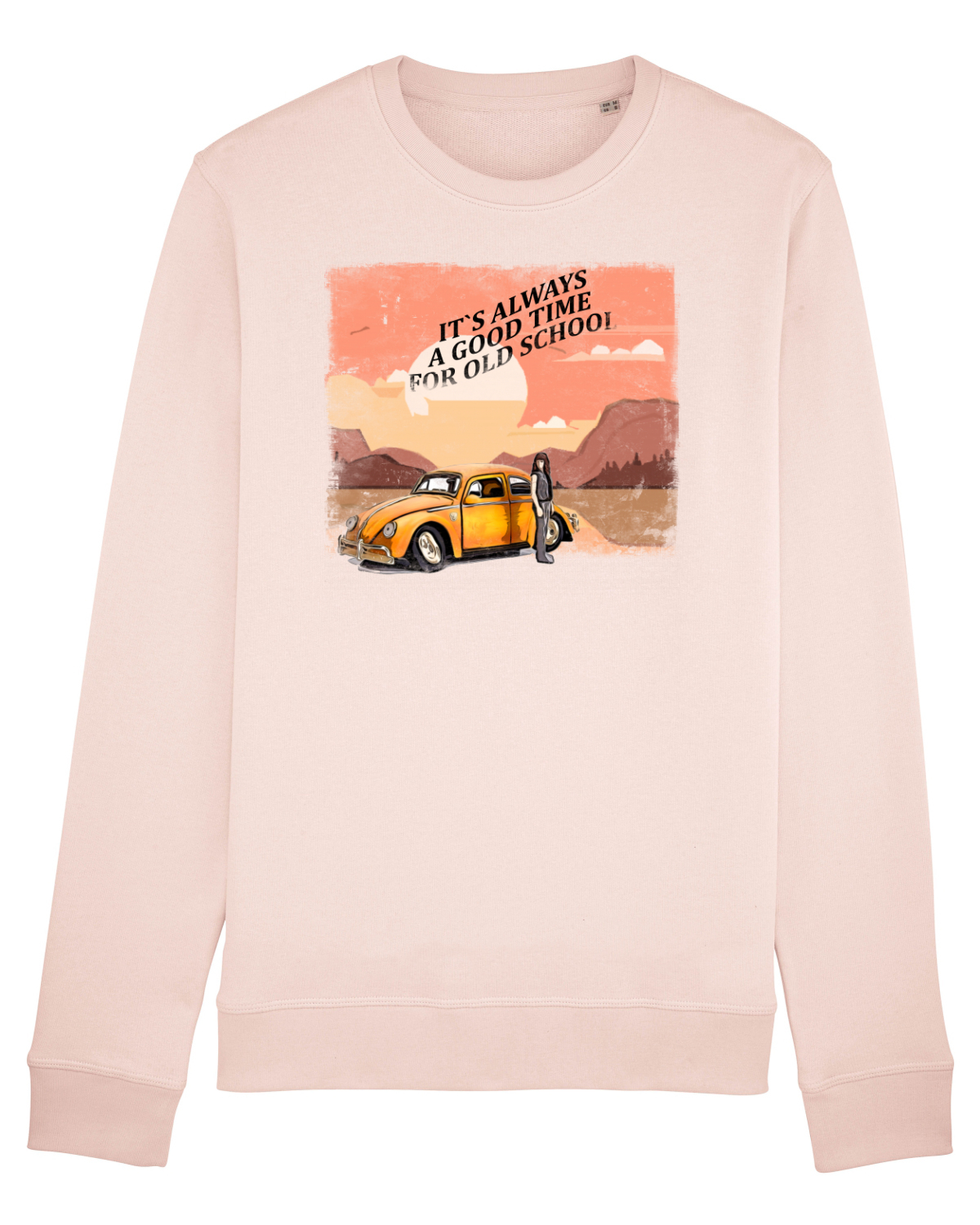 Bluză mânecă lungă Unisex Rise Candy Pink