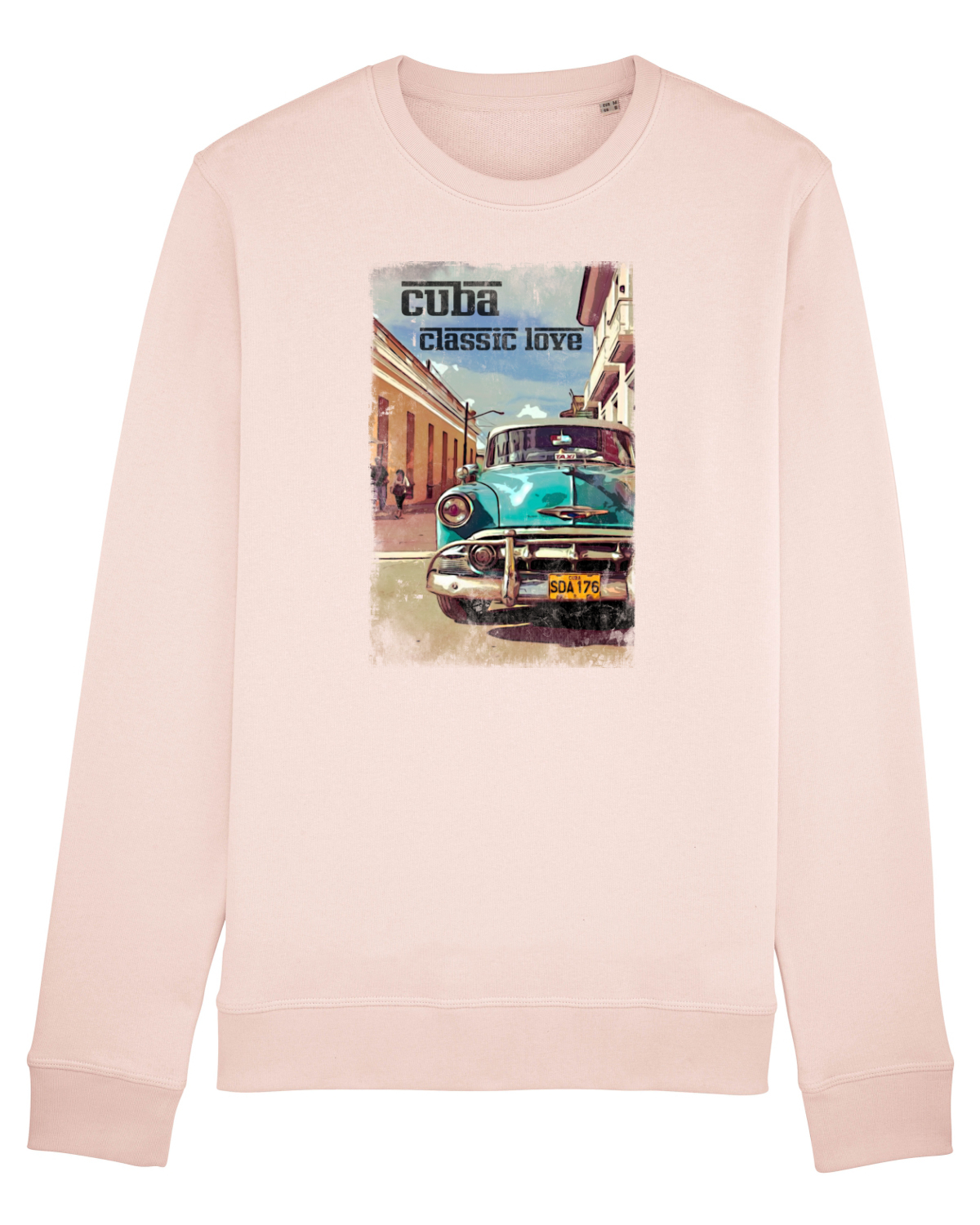 Bluză mânecă lungă Unisex Rise Candy Pink