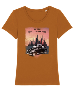 Volkswagen Beetle Tricou mânecă scurtă guler larg fitted Damă Expresser