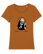 Maicuta Vampir Tricou mânecă scurtă guler larg fitted Damă Expresser