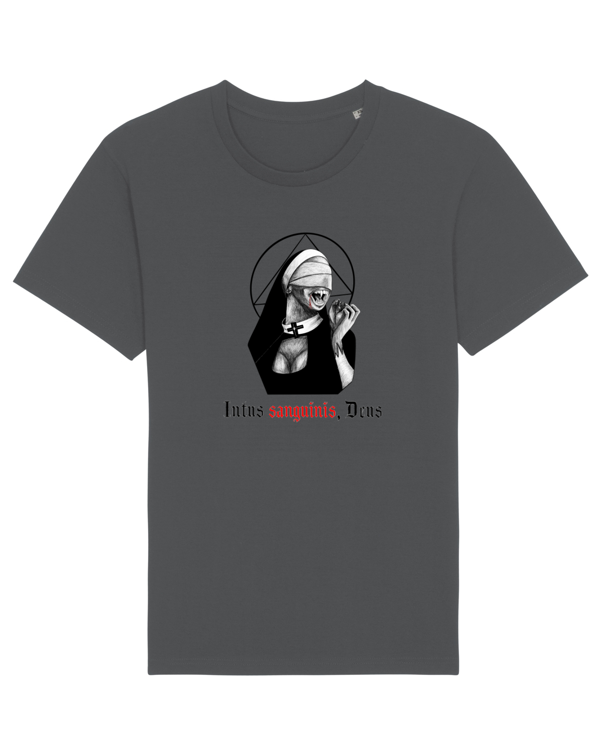 Tricou mânecă scurtă Unisex Rocker Anthracite