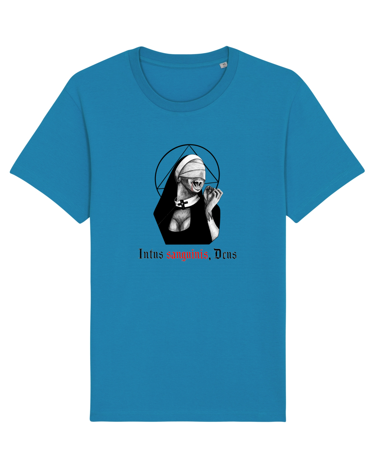 Tricou mânecă scurtă Unisex Rocker Azur