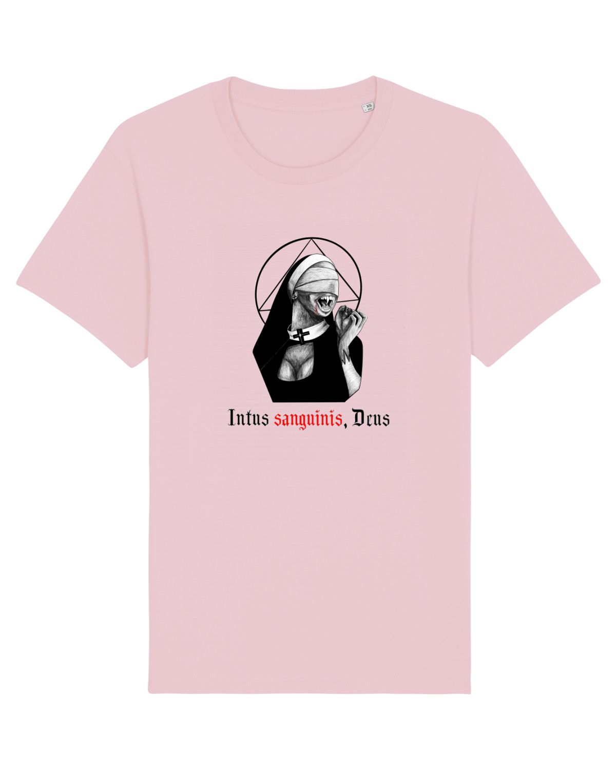 Tricou mânecă scurtă Unisex Rocker Cotton Pink