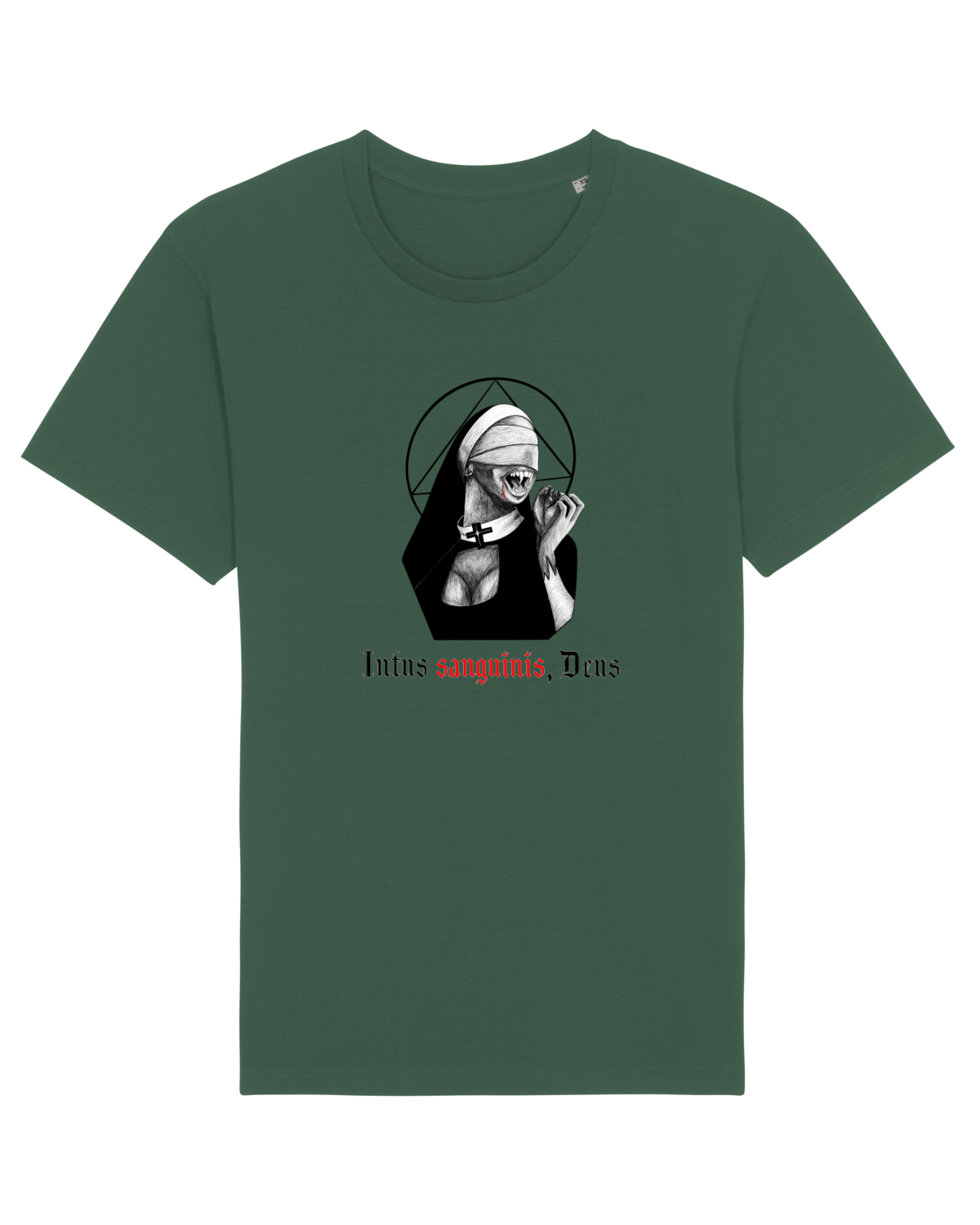 Tricou mânecă scurtă Unisex Rocker Bottle Green