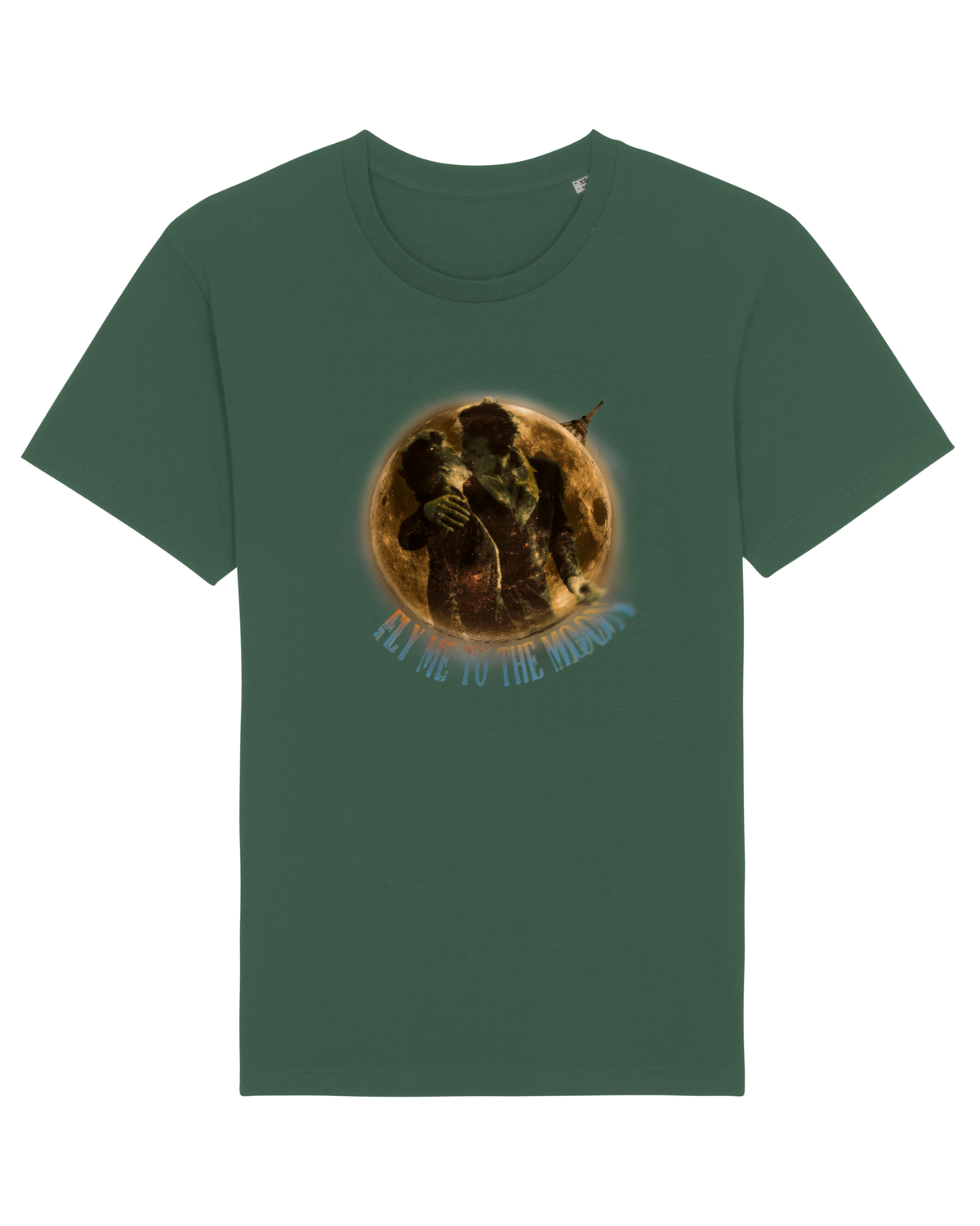Tricou mânecă scurtă Unisex Rocker Bottle Green