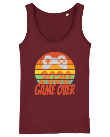 Game Over 2020 Retro Sunset Burgundy