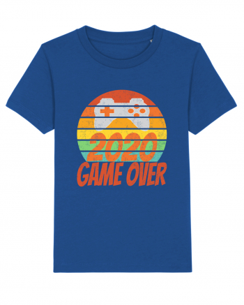 Game Over 2020 Retro Sunset Majorelle Blue