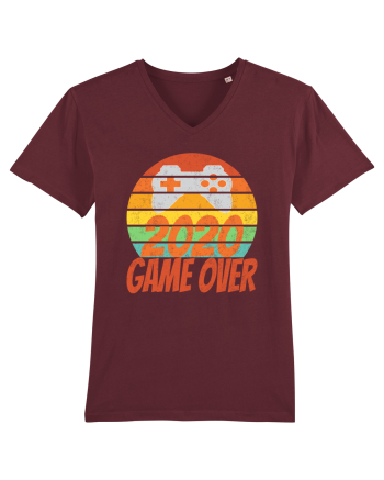 Game Over 2020 Retro Sunset Burgundy