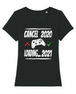 Cancel 2020 Loading 2021 Tricou mânecă scurtă guler larg fitted Damă Expresser