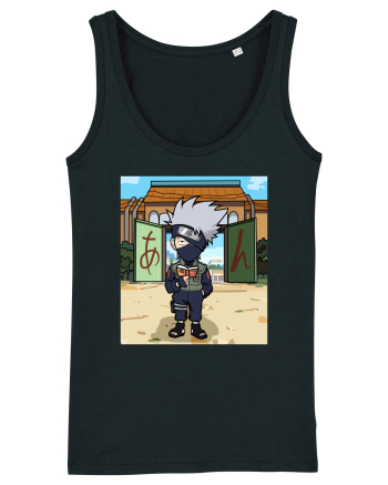 NARUTO - Kakashi in Konoha (chibi style) Black