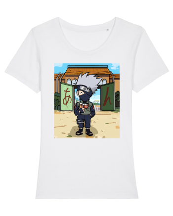NARUTO - Kakashi in Konoha (chibi style) White