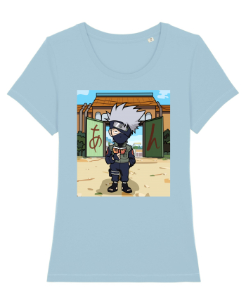 NARUTO - Kakashi in Konoha (chibi style) Sky Blue