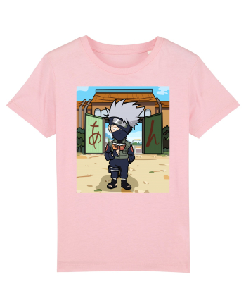 NARUTO - Kakashi in Konoha (chibi style) Cotton Pink