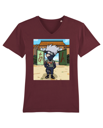 NARUTO - Kakashi in Konoha (chibi style) Burgundy