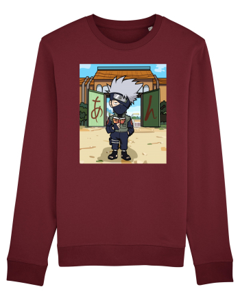 NARUTO - Kakashi in Konoha (chibi style) Burgundy