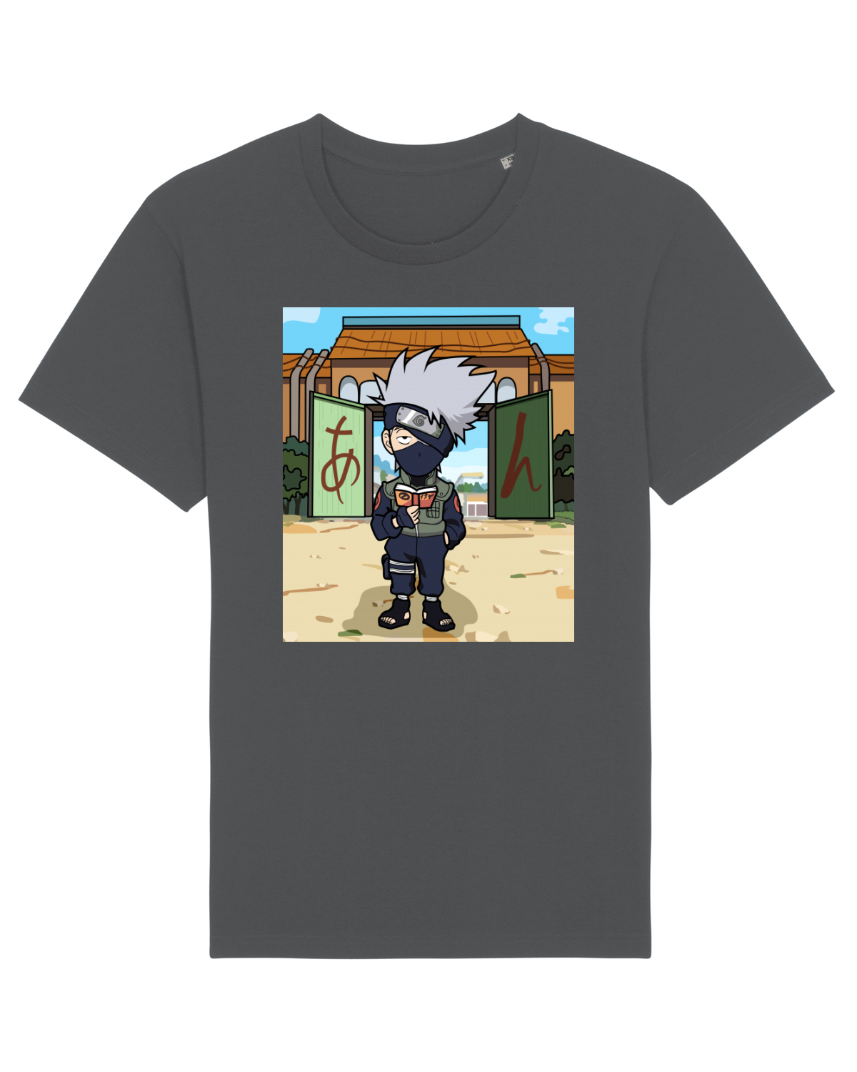 Tricou mânecă scurtă Unisex Rocker Anthracite