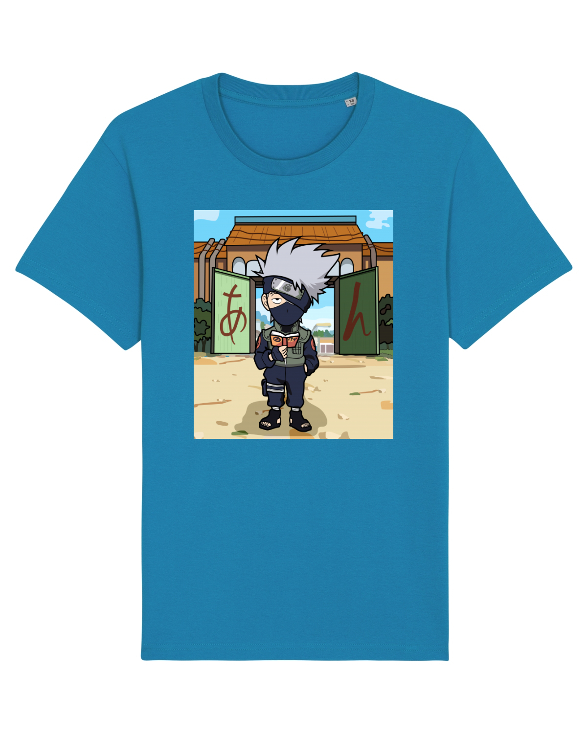 Tricou mânecă scurtă Unisex Rocker Azur