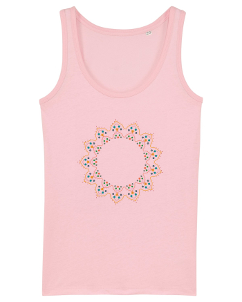 Orange/Red Pattern Cotton Pink