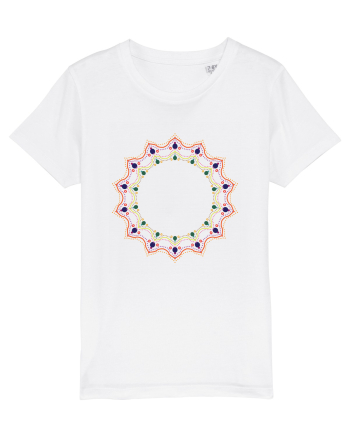 Red/Yellow Pattern White
