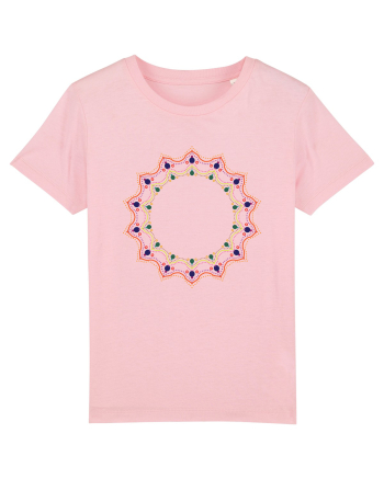 Red/Yellow Pattern Cotton Pink