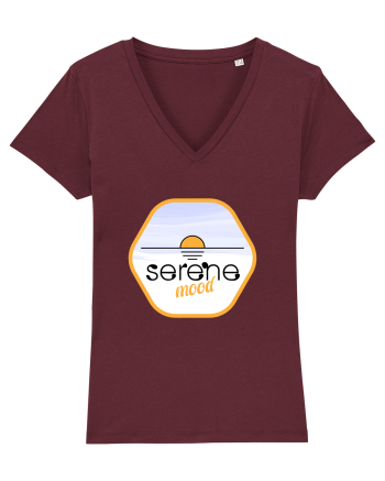 Serene Mood Burgundy