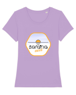 Serene Mood Tricou mânecă scurtă guler larg fitted Damă Expresser