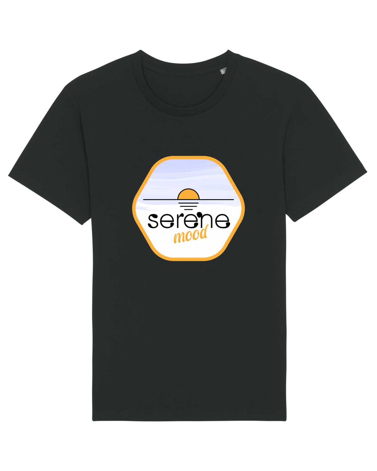 Tricou mânecă scurtă Unisex Rocker Black