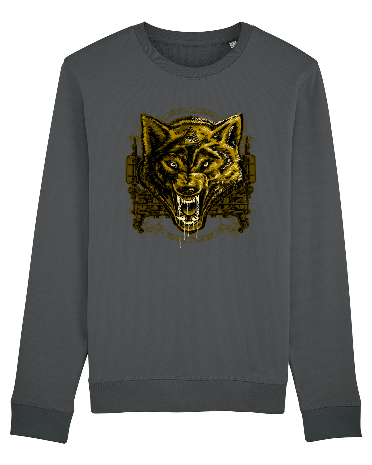 Bluză mânecă lungă Unisex Rise Anthracite