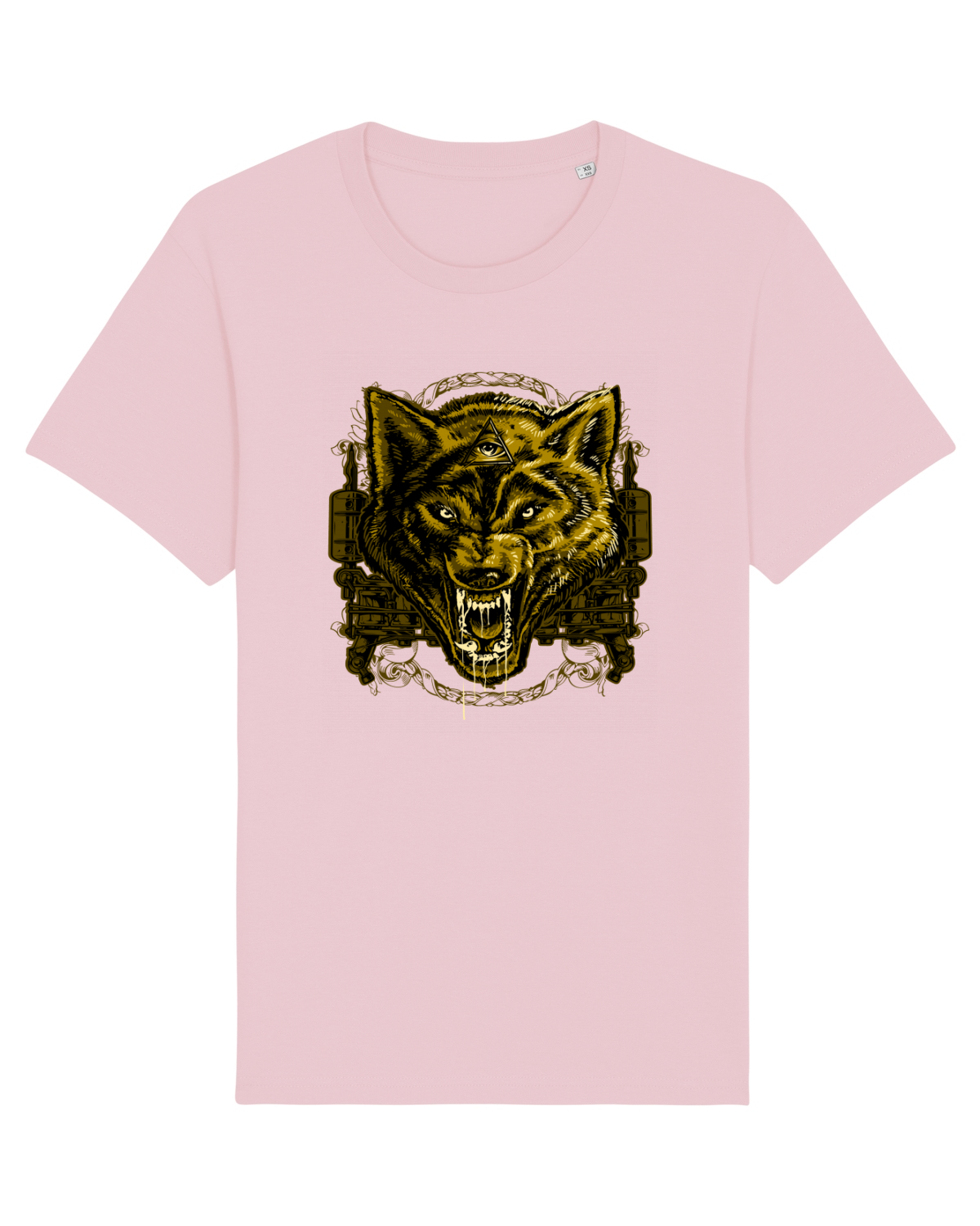 Tricou mânecă scurtă Unisex Rocker Cotton Pink