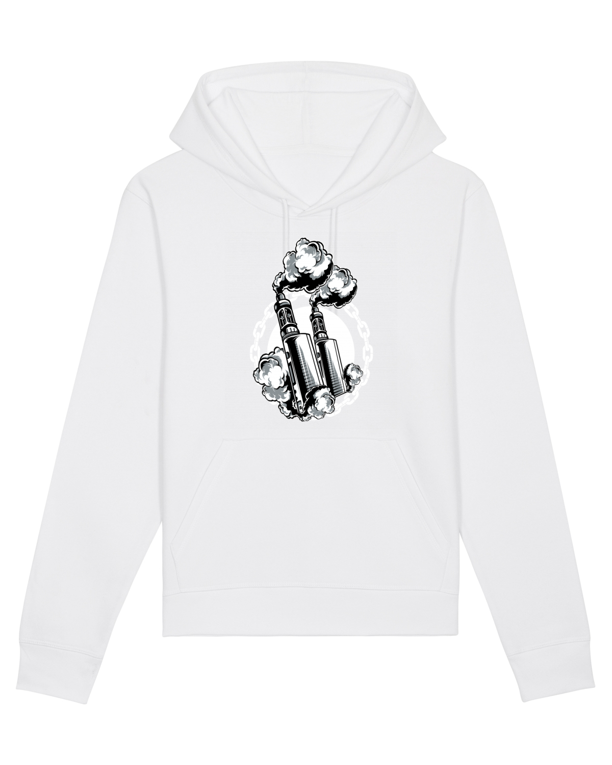 Hanorac Unisex Drummer White