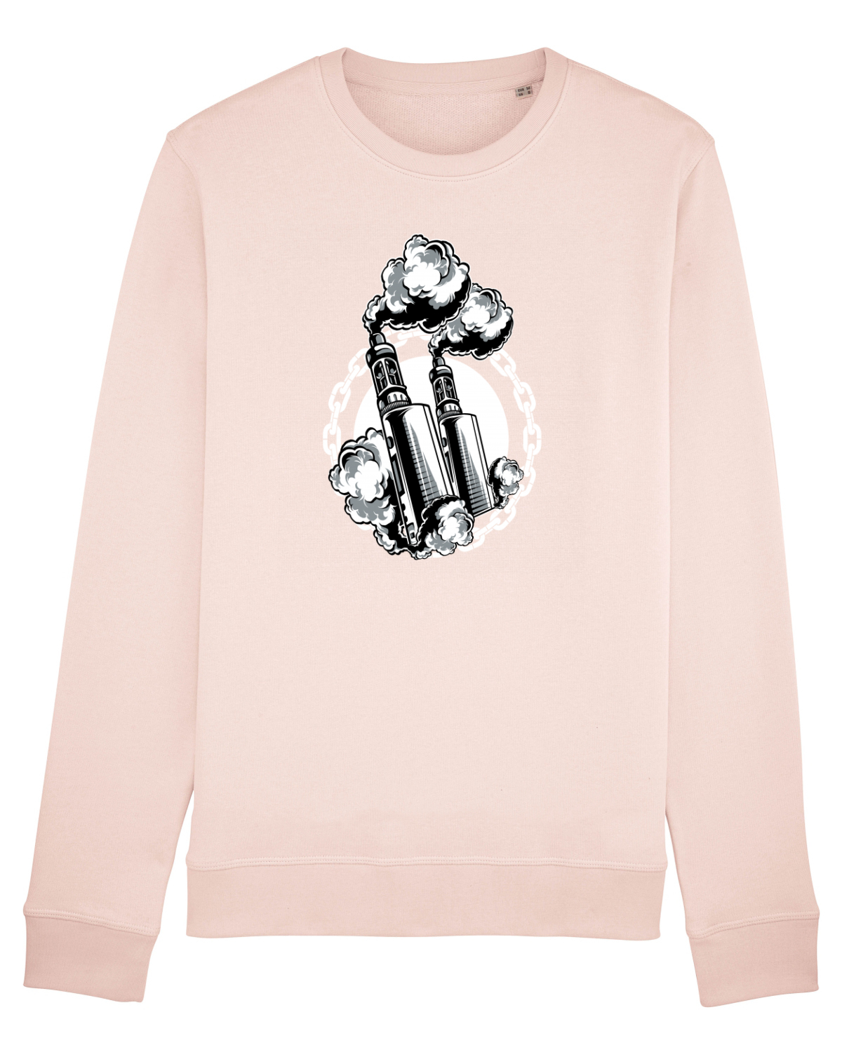 Bluză mânecă lungă Unisex Rise Candy Pink