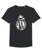 Vape Tricou mânecă scurtă guler larg Bărbat Skater