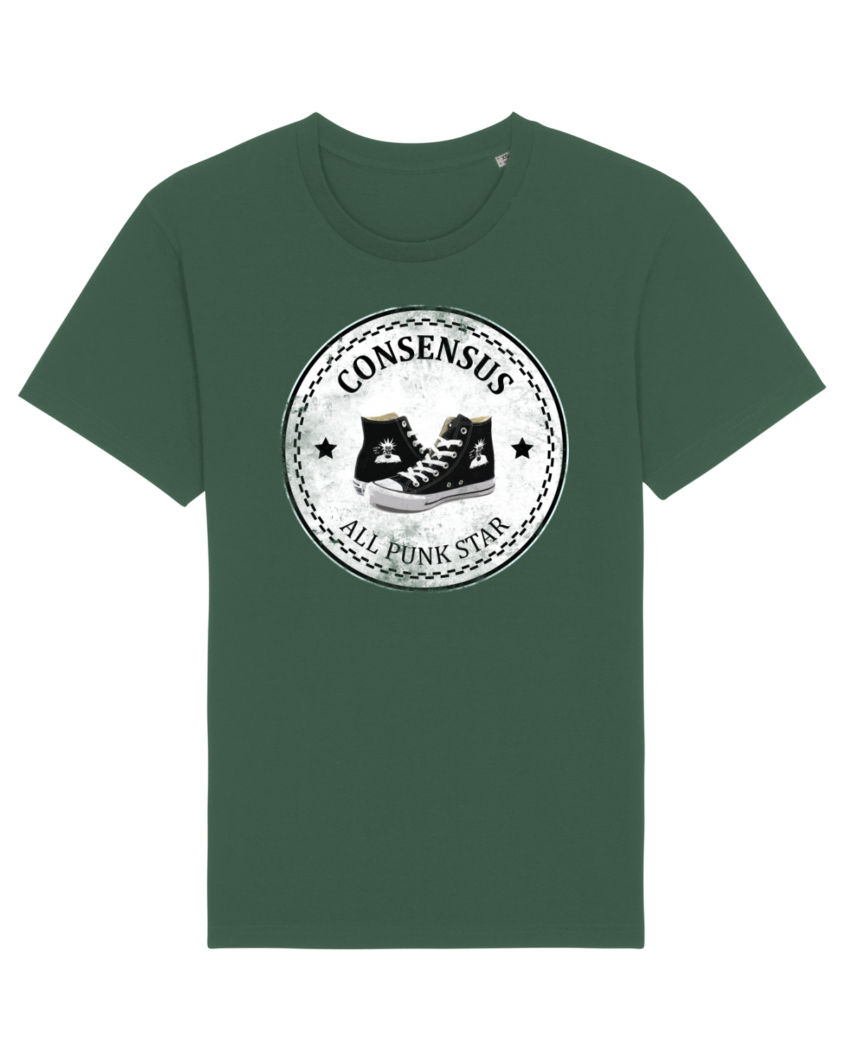 Tricou mânecă scurtă Unisex Rocker Bottle Green