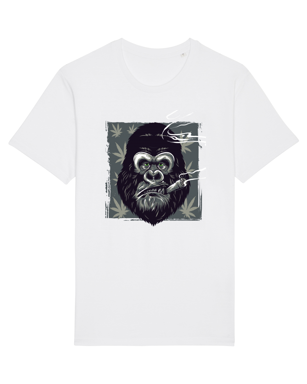 Tricou mânecă scurtă Unisex Rocker White