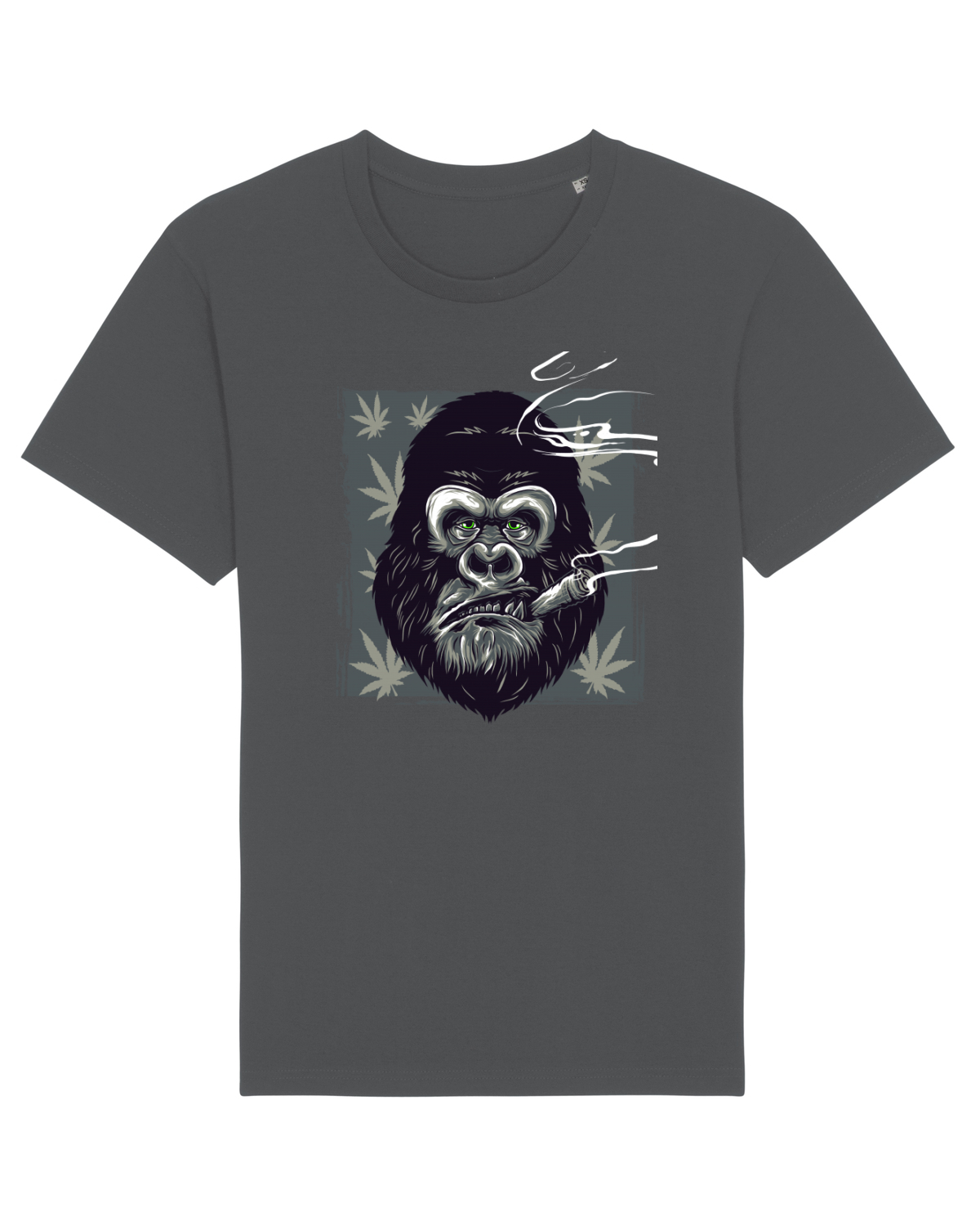 Tricou mânecă scurtă Unisex Rocker Anthracite