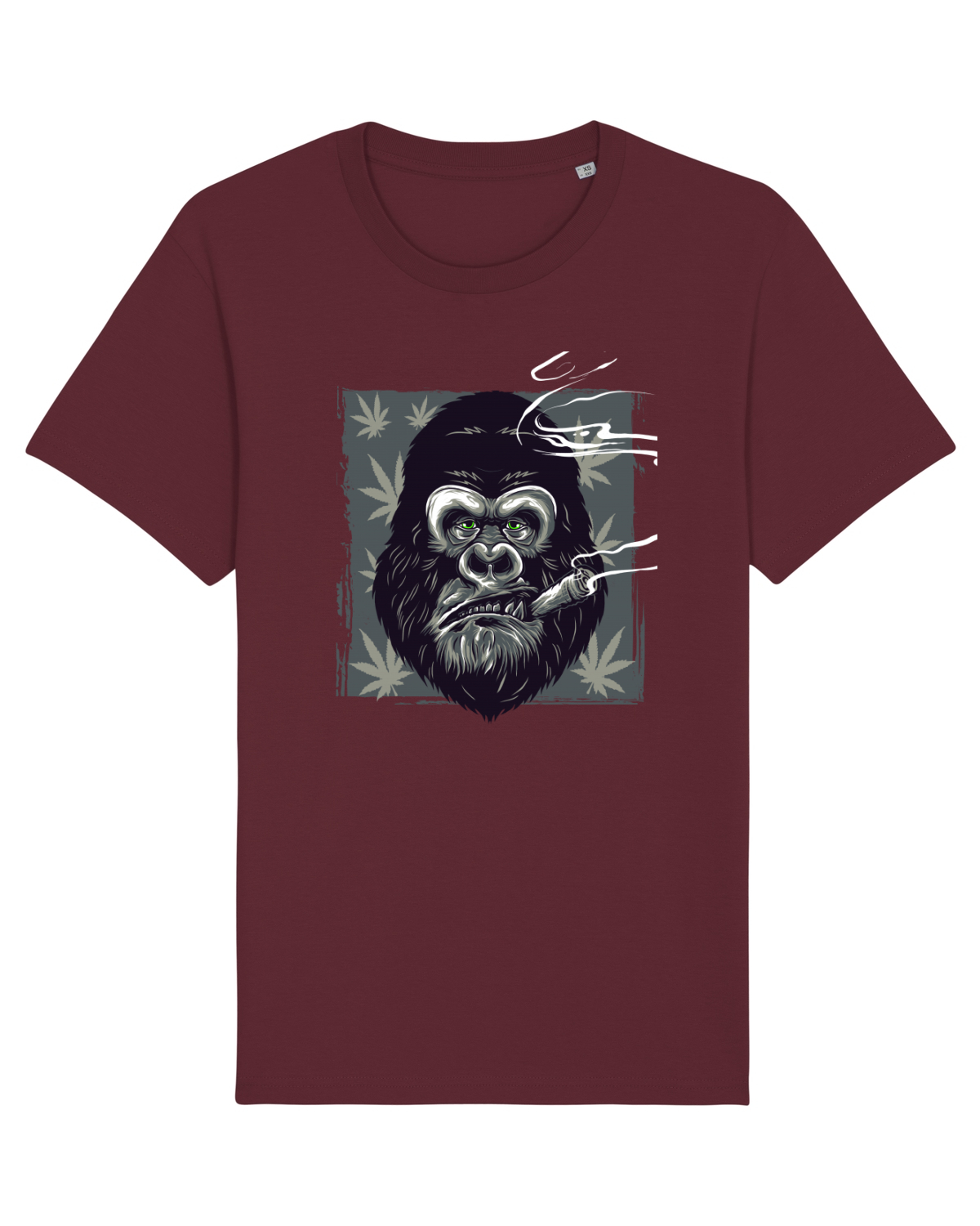 Tricou mânecă scurtă Unisex Rocker Burgundy