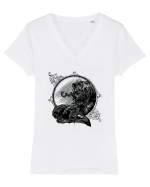 The Bird Is Dead Tricou mânecă scurtă guler V Damă Evoker