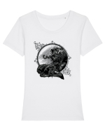 The Bird Is Dead Tricou mânecă scurtă guler larg fitted Damă Expresser